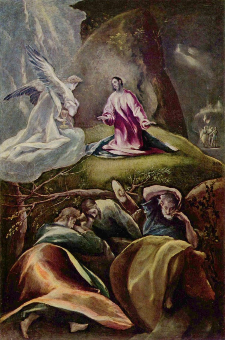 El Greco, the agony in the garden