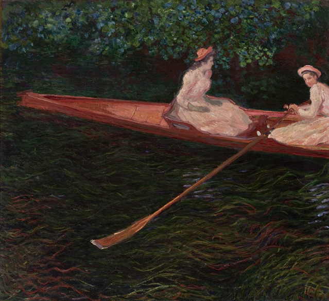Monet, Canoe on the Epte