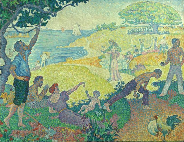 Paul Signac, In the time of harmony. the Golden Age is not passed, it is still to come