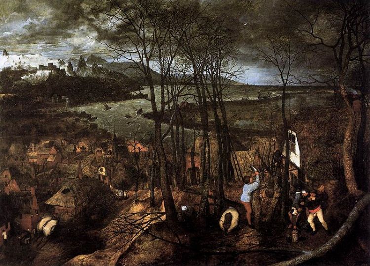 Bruegel, the gloomy day